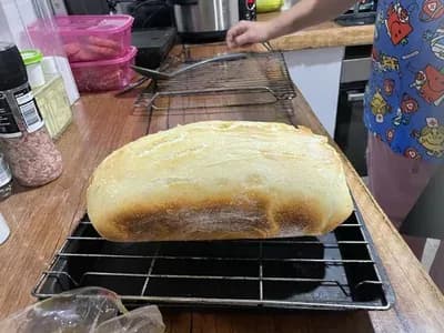 Loaf baked by Khorrie K.